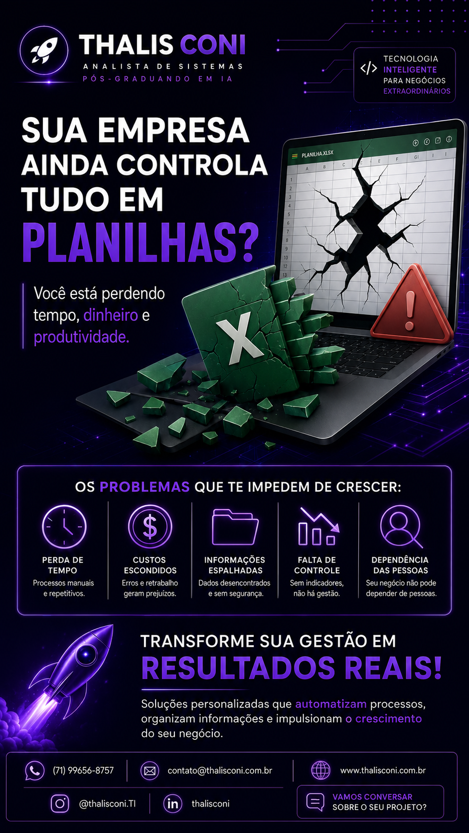 Sua empresa ainda controla tudo em planilhas?